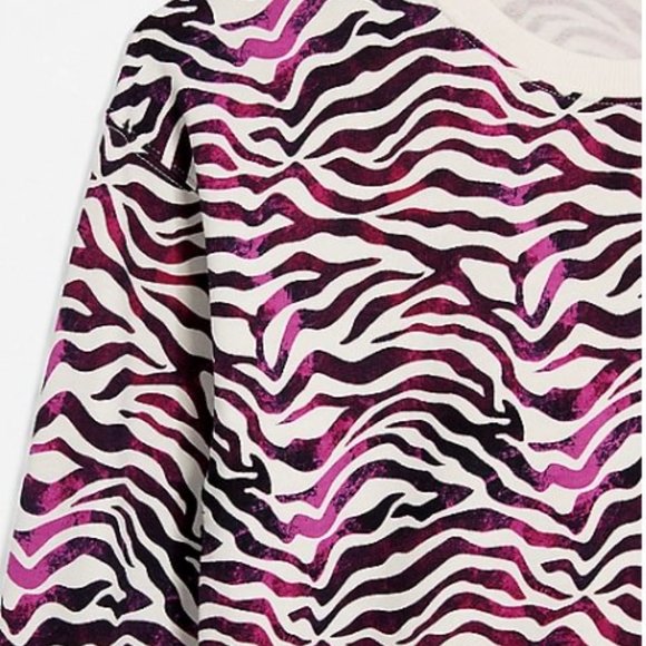 NWT Girls Zebra Sweatshirt - Size L (11/12) - Picture 8 of 9